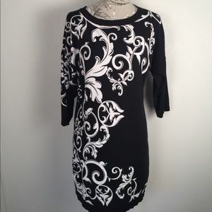 White House Black Market Thin Sweater Dress L